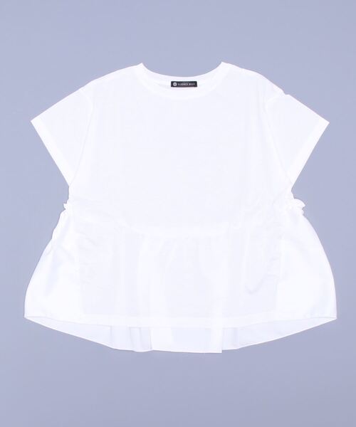 ELVENCE DEUX(エルベンスドゥ)の「スソフハクドッキングPO(Tシャツ/カットソー・レディース・オフホワイト/ブラック/カーキ・FREE)」の15枚目の写真