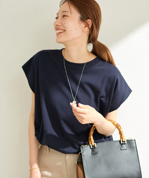 FRAMeWORK（フレームワーク）の「ラウンドヘムノースリーブTシャツ（T 