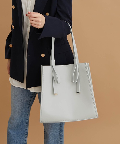ROPE' PICNIC(ロペピクニック)の「軽量フラットリボンハンドルA4トートバッグ(トートバッグ・レディース・ブラック/ライトグレー/ベージュ系その他2・FREE)」の20枚目の写真