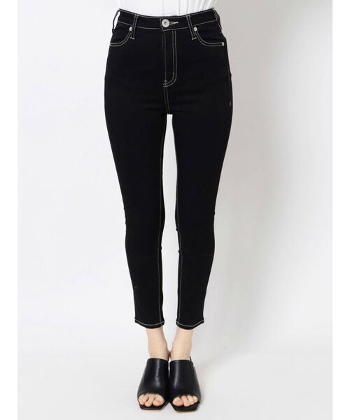 GYDA（ジェイダ）の「【TINY低身長さん向け】H/W ワンウォッシュスキニーパンツ（デニムパンツ・レディース・ブラック・MEDIUM/X-SMALL/SMALL）」の6枚目の写真