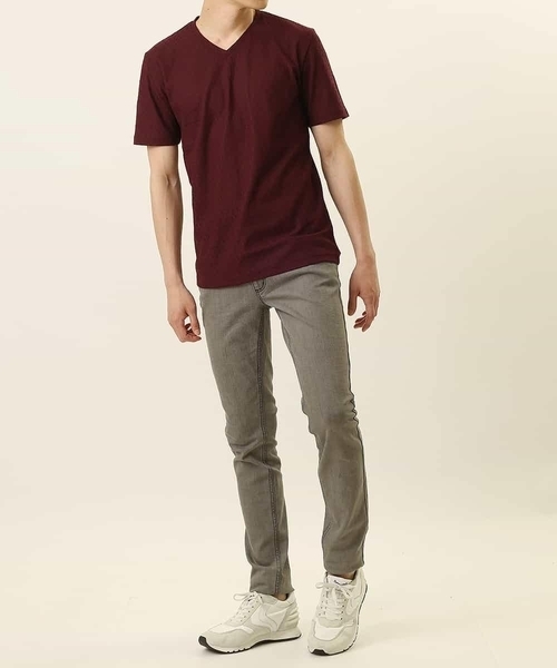 MICHEL KLEIN HOMME (ミッシェルクランオム)の「オリジナル柄半袖カットソー(Tシャツ/カットソー・メンズ・ライトブルー/ブルー/ボルドー/ホワイト/ブラック・46/48/51)」の19枚目の写真