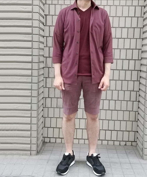 MICHEL KLEIN HOMME (ミッシェルクランオム)の「オリジナル柄半袖カットソー(Tシャツ/カットソー・メンズ・ライトブルー/ブルー/ボルドー/ホワイト/ブラック・46/48/51)」の21枚目の写真
