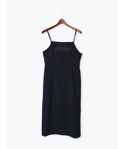 Te chichi TERRASSE（テチチテラス）の「麻調キャミワンピース（ワンピース・レディース・ベージュ/ネイビー/ブラウン・ﾌﾘ-）」の20枚目の写真