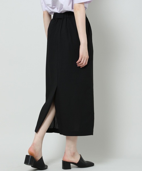 ALAND（エーランド）の「3.3 Field Trip／33 STRAIGHTロングスカート 2124453（スカート・レディース・ブラック/ベージュ・FREE）」の2枚目の写真