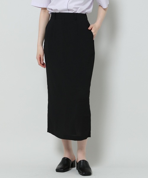 ALAND（エーランド）の「3.3 Field Trip／33 STRAIGHTロングスカート 2124453（スカート・レディース・ブラック/ベージュ・FREE）」の3枚目の写真