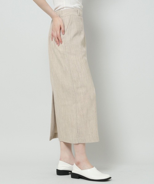 ALAND（エーランド）の「3.3 Field Trip／33 STRAIGHTロングスカート 2124453（スカート・レディース・ブラック/ベージュ・FREE）」の7枚目の写真