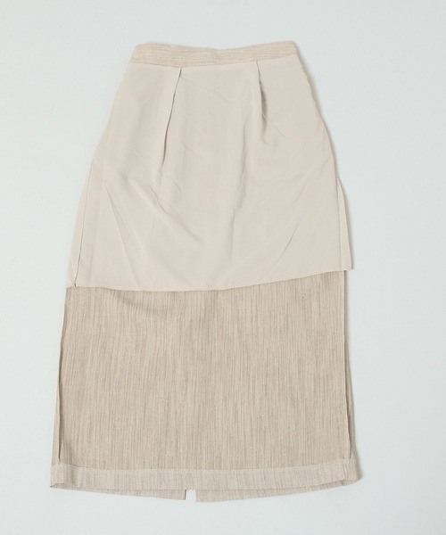 ALAND（エーランド）の「3.3 Field Trip／33 STRAIGHTロングスカート 2124453（スカート・レディース・ブラック/ベージュ・FREE）」の11枚目の写真