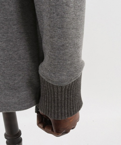 Magine（マージン）の「mlt3954- BACK BOA RIB TURTLE NECK PULLOVER カットソー（Tシャツ/カットソー・メンズ・ブルー系その他/ブラック/チャコール/オリーブ・46/44/48）」の15枚目の写真