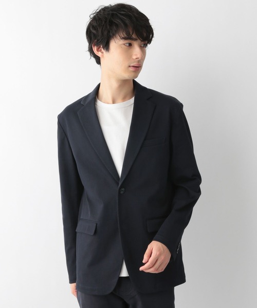 GLOBAL WORK（グローバルワーク）の「モーションテックジャケット/281841（テーラードジャケット・メンズ・ブラック/ネイビー・SMALL/MEDIUM/LARGE）」の6枚目の写真