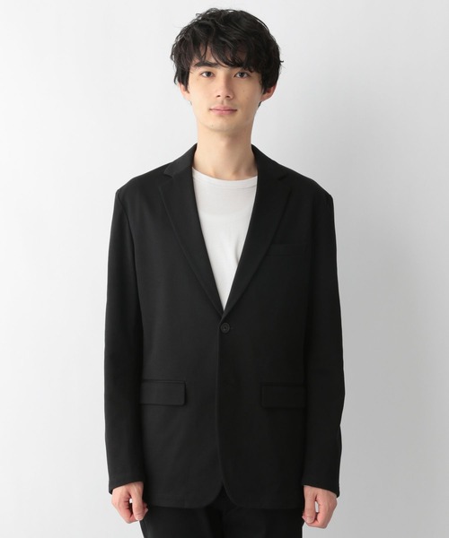 GLOBAL WORK（グローバルワーク）の「モーションテックジャケット/281841（テーラードジャケット・メンズ・ブラック/ネイビー・SMALL/MEDIUM/LARGE）」の7枚目の写真