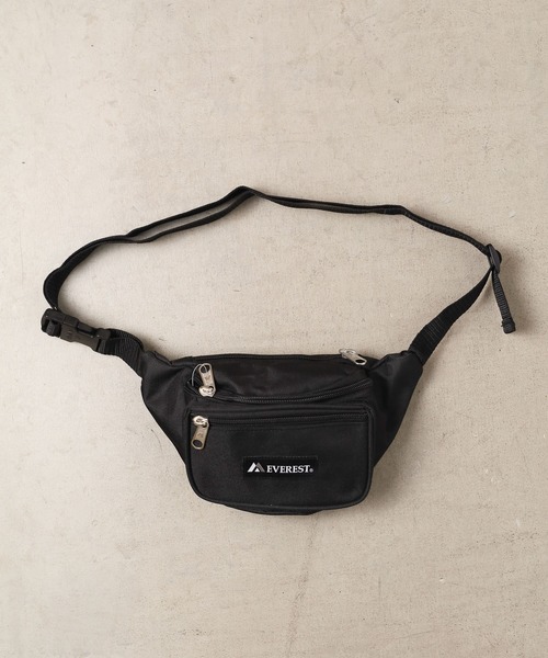 EVEREST（エベレスト）の「《EVEREST》Signature waist pack（ボディバッグ/ウエストポーチ・レディース・ネイビー/グレー系カモフラージュ/オリーブ/ブラック/カモフラージュ・FREE）」の2枚目の写真