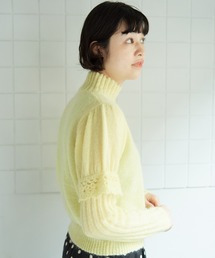 bulle de savon ビュルデサボン シアー モヘア ニット bulle de savon（ビュルデサボン）の「kid mohair pripri