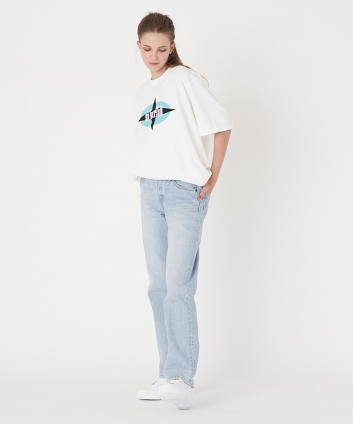 【美品】LEVI'S PREMIUM 501 WORN IN ライトインディゴ リーバイス LEVI'S 501(R) ジーンズ FOR WOMEN ライトインディゴ