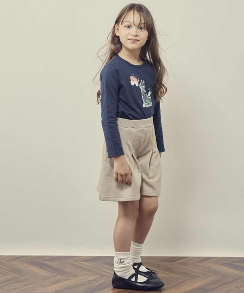 a.v.v（アーヴェヴェ）の「[100-130]スパンコールアソート長袖Tシャツ（Tシャツ/カットソー・キッズ・ホワイト/ネイビー/ライトブルー・120/130/100/110）」の8枚目の写真