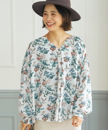 coca（coca） | 花柄バルーントップス(シャツ/ブラウス)