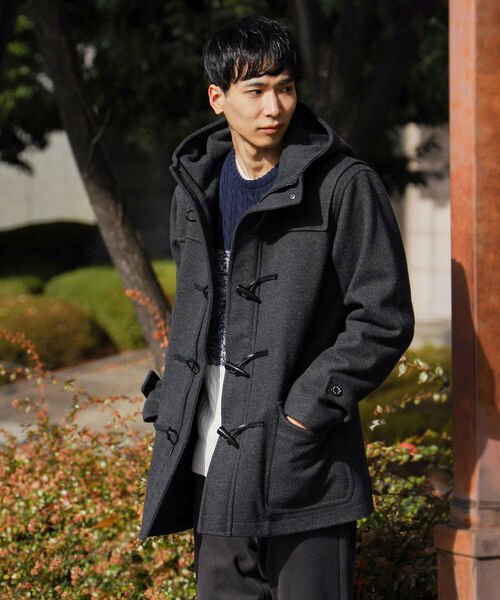 BEAMS HEART（ビームスハート）の「BEAMS HEART / ダッフル コート（ダッフルコート・メンズ・チャコールグレー/ネイビー・X-LARGE/LARGE/MEDIUM/SMALL）」の4枚目の写真