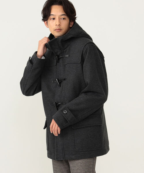 BEAMS HEART（ビームスハート）の「BEAMS HEART / ダッフル コート（ダッフルコート・メンズ・チャコールグレー/ネイビー・X-LARGE/LARGE/MEDIUM/SMALL）」の8枚目の写真