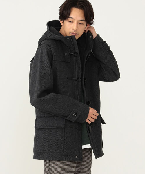 BEAMS HEART（ビームスハート）の「BEAMS HEART / ダッフル コート（ダッフルコート・メンズ・チャコールグレー/ネイビー・X-LARGE/LARGE/MEDIUM/SMALL）」の9枚目の写真