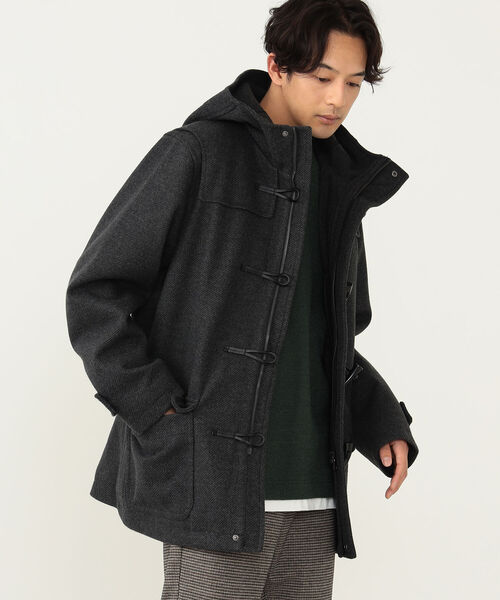 BEAMS HEART（ビームスハート）の「BEAMS HEART / ダッフル コート（ダッフルコート・メンズ・チャコールグレー/ネイビー・X-LARGE/LARGE/MEDIUM/SMALL）」の10枚目の写真