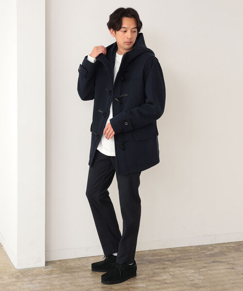 BEAMS HEART（ビームスハート）の「BEAMS HEART / ダッフル コート（ダッフルコート・メンズ・チャコールグレー/ネイビー・X-LARGE/LARGE/MEDIUM/SMALL）」の15枚目の写真