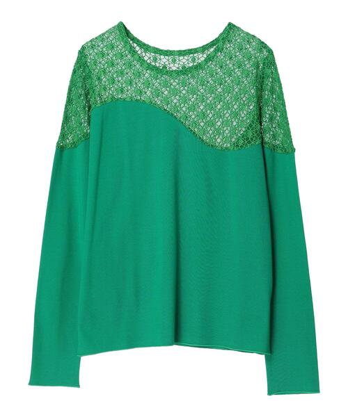 Sugar spoon（シュガースプーン）の「・SUGAR SPOON ウェーブキリカエロンT＊（Tシャツ/カットソー）」 WEAR