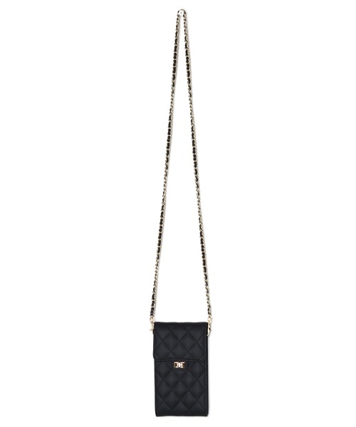 w closet(ダブルクローゼット)の「キルティングミニショルダーバッグ(ショルダーバッグ・レディース・アイボリー/ブラック/サックスブルー・FREE)」の14枚目の写真