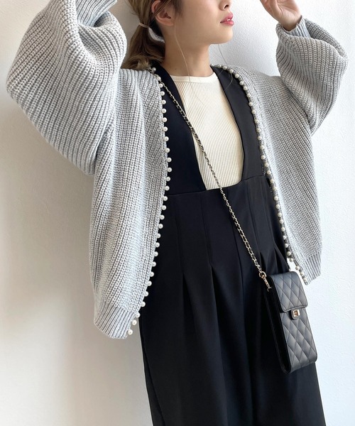 w closet(ダブルクローゼット)の「キルティングミニショルダーバッグ(ショルダーバッグ・レディース・アイボリー/ブラック/サックスブルー・FREE)」の20枚目の写真