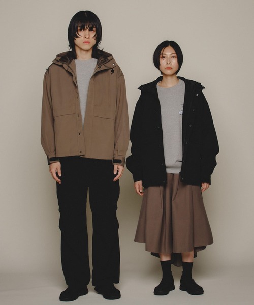 Uiscel(ユイセル)の「Uiscel 4WAYストレッチボリュームマキシスカート(スカート・レディース・ブラック/モカ・ONE)」の22枚目の写真