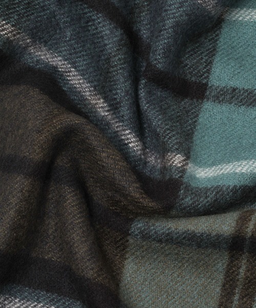 LEPSIM（レプシィム）の「洗えるチェックストール　294846（ストール/ショール・レディース・ライトグレー/ベージュ/オフホワイト/ピンク/イエロー/ブルー・ONE SIZE）」の21枚目の写真