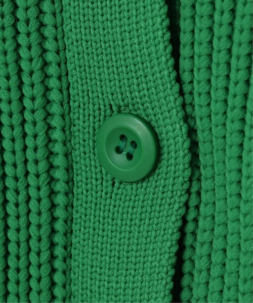 notch.（ノッチ）の「片畦Vネックカーディガン（カーディガン/ボレロ・レディース・グリーン/ピンク/オレンジ/ブラック/オフホワイト/ブルー・M）」の16枚目の写真