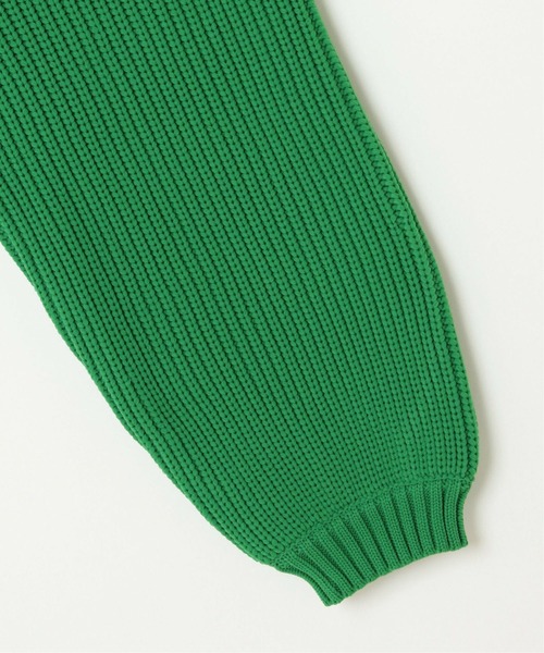 notch.（ノッチ）の「片畦Vネックカーディガン（カーディガン/ボレロ・レディース・グリーン/ピンク/オレンジ/ブラック/オフホワイト/ブルー・M）」の20枚目の写真