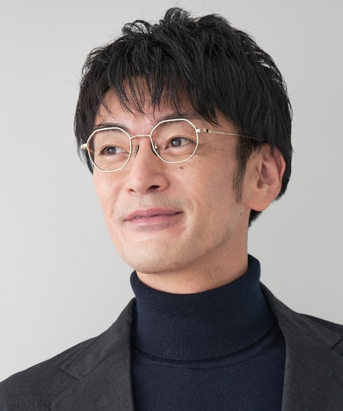 UNITED ARROWS（ユナイテッドアローズ）の「ボストン型 メガネ｜ユナイテッドアローズ｜Zoff｜UNITED ARROWS DRESS UP（メガネ・レディース・シルバー/ゴールド・FREE）」の18枚目の写真