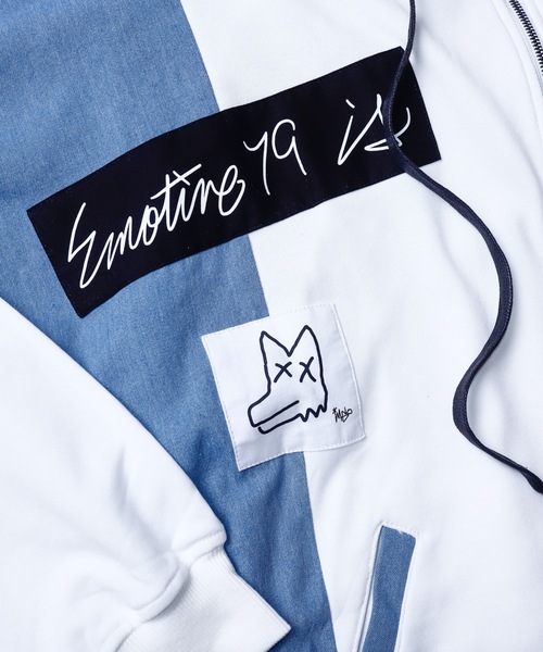 AFYF(エーエフワイエフ)の「AFYF VANDALISMDENIM MIX PARKA/ミックスパーカー(パーカー・メンズ・ブラック/ホワイト・FREE)」の20枚目の写真