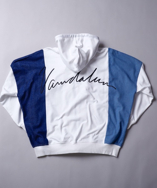 AFYF(エーエフワイエフ)の「AFYF VANDALISMDENIM MIX PARKA/ミックスパーカー(パーカー・メンズ・ブラック/ホワイト・FREE)」の12枚目の写真