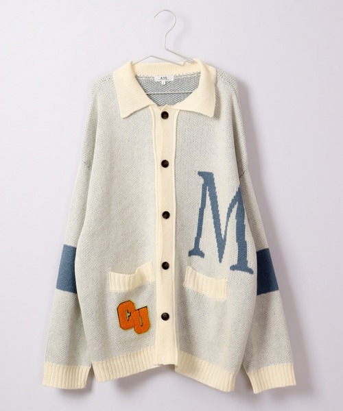 A.T,C in the attic homme(エーティーシーインジアティックオム)の「襟付き 刺繍ワイドカーディガン 2022AW(カーディガン/ボレロ・メンズ・ブラック/オフホワイト・L/M)」の11枚目の写真