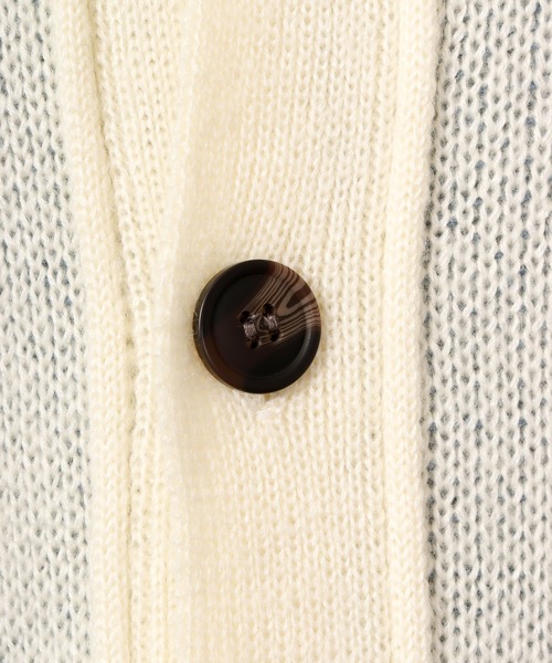 A.T,C in the attic homme(エーティーシーインジアティックオム)の「襟付き 刺繍ワイドカーディガン 2022AW(カーディガン/ボレロ・メンズ・ブラック/オフホワイト・L/M)」の15枚目の写真