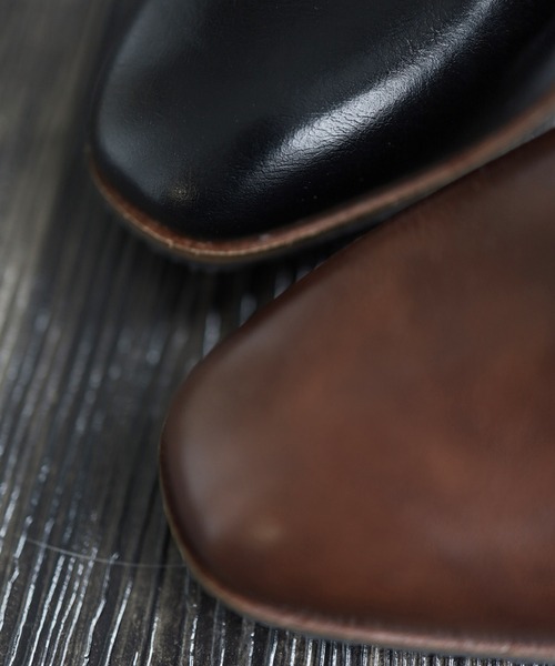 SESTO(セスト)の「チャンキーヒールミドルブーツ(ブーツ・レディース・ブラウン/ブラック・S/M/L/LL/3L)」の4枚目の写真