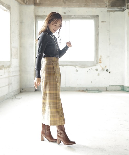 SESTO(セスト)の「チャンキーヒールミドルブーツ(ブーツ・レディース・ブラウン/ブラック・S/M/L/LL/3L)」の17枚目の写真