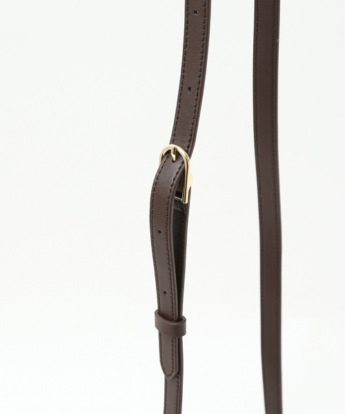 Kabinett（カビネ）の「kabinett　ﾎﾞｯｸｽﾊﾞｯｸﾞ（ショルダーバッグ・レディース・ブラック/ブラウン・フリー）」の6枚目の写真