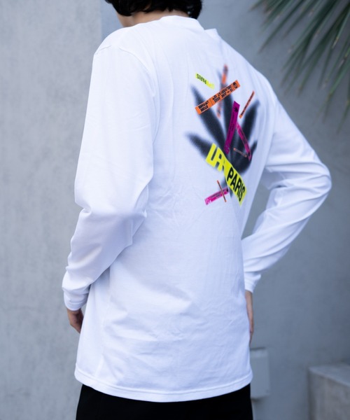 Lucien Pellat-Finet（ルシアンペラフィネ）の「lucien pellat-finet/ルシアン ペラフィネ/別注LPF PARISボカシリーフ ロングスリーブTシャツ（Tシャツ/カットソー・メンズ・ホワイト/ブラック・MEDIUM/LARGE/X-LARGE）」の8枚目の写真