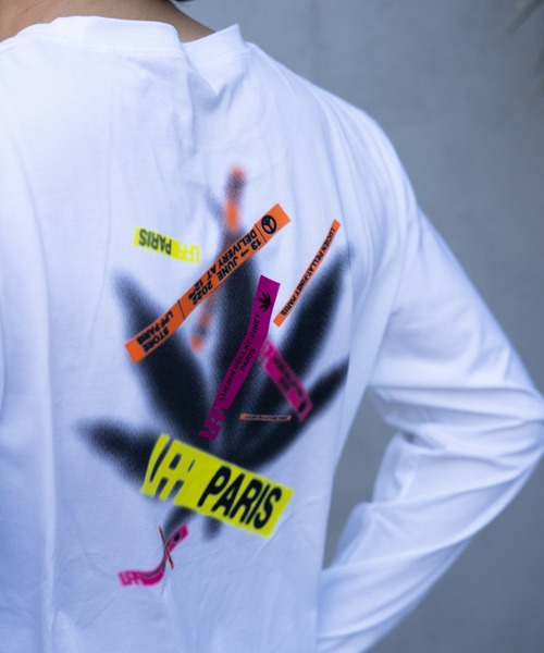 Lucien Pellat-Finet（ルシアンペラフィネ）の「lucien pellat-finet/ルシアン ペラフィネ/別注LPF PARISボカシリーフ ロングスリーブTシャツ（Tシャツ/カットソー・メンズ・ホワイト/ブラック・MEDIUM/LARGE/X-LARGE）」の9枚目の写真