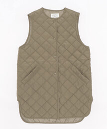Samansa Mos2 blue | キルティングベスト(ベスト)