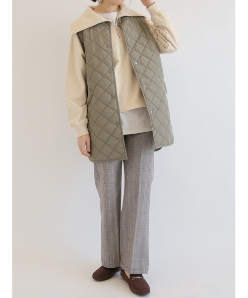 Samansa Mos2 blue（サマンサモスモスブルー）の「キルティング