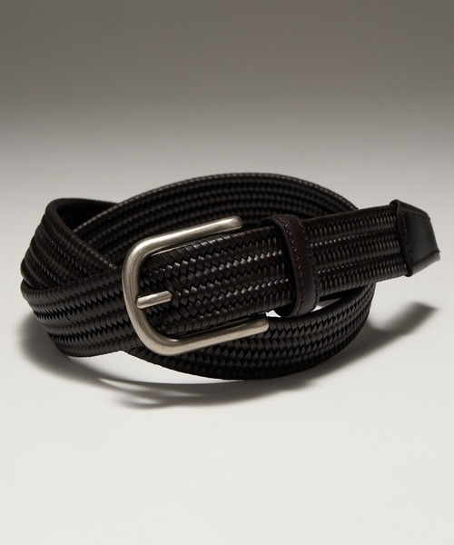Hawk Company(ホークカンパニー)の「【Hawk Company】リラックスストレッチメッシュベルト 1497※(ベルト・メンズ・ブラック/ダークブラウン/レッド・FREE)」の1枚目の写真