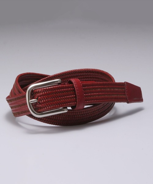 Hawk Company(ホークカンパニー)の「【Hawk Company】リラックスストレッチメッシュベルト 1497※(ベルト・メンズ・ブラック/ダークブラウン/レッド・FREE)」の3枚目の写真