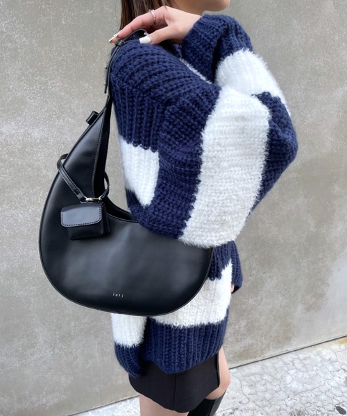 loti(ロティ)の「loti サークルベルトBAG(ショルダーバッグ・レディース・ブラック/ブラウン・FREE)」の10枚目の写真