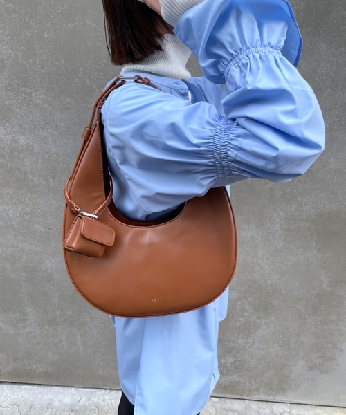 loti(ロティ)の「loti サークルベルトBAG(ショルダーバッグ・レディース・ブラック/ブラウン・FREE)」の7枚目の写真