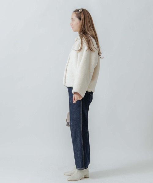 flower(フラワー)の「フラッフィーファーブルゾン(ブルゾン・レディース・ホワイト/ベージュ・FREE)」の11枚目の写真