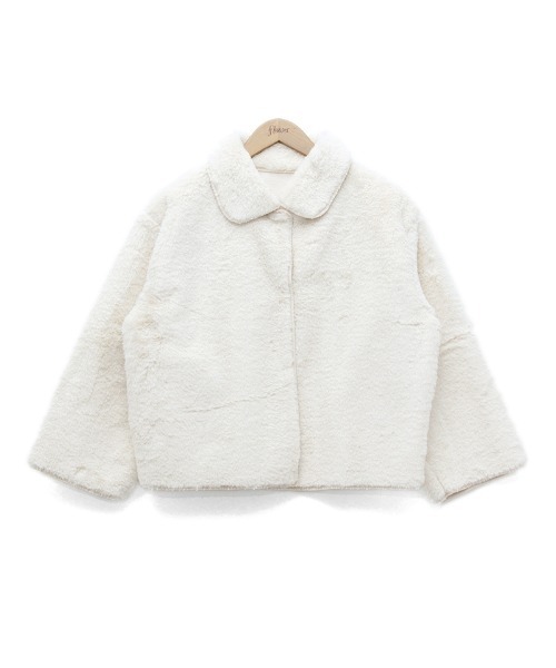 flower(フラワー)の「フラッフィーファーブルゾン(ブルゾン・レディース・ホワイト/ベージュ・FREE)」の21枚目の写真