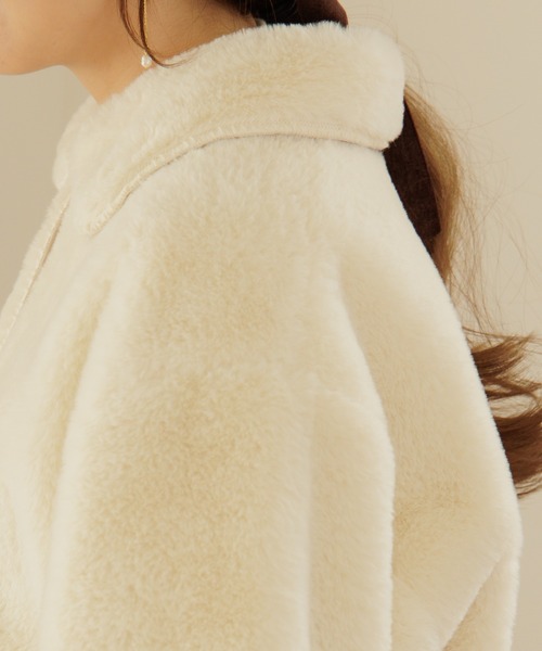 セール】フラッフィーファーブルゾン（ブルゾン）｜flower（フラワー